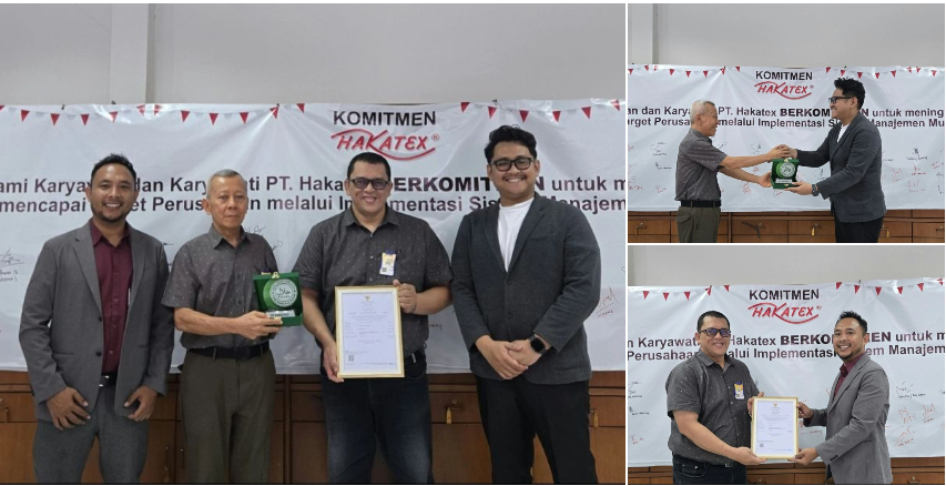 PT Hakatex Rampungkan Proses Sertifikasi Halal, GFHS Serahkan Sertifikat dan Plakat sebagai Apresiasi atas Komitmen Perusahaan