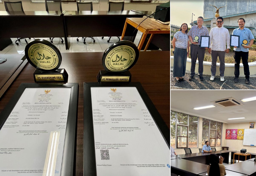 PT Primarajuli Sukses dan PT Ever Shine Tex Tbk Raih Sertifikasi Halal, Perkuat Ekosistem Halal Industri Tekstil Indonesia