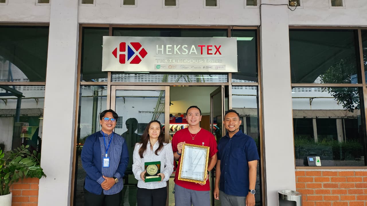 Heksatex Textile Industries Raih Sertifikasi Halal Produk Warp Knit dengan Pendampingan GFHS